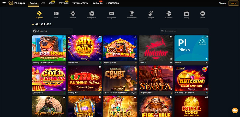Fairspin Slots.