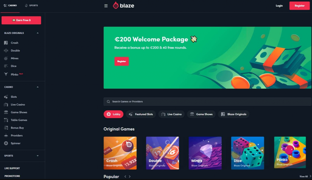 Blaze Aviator Other Crash Games.