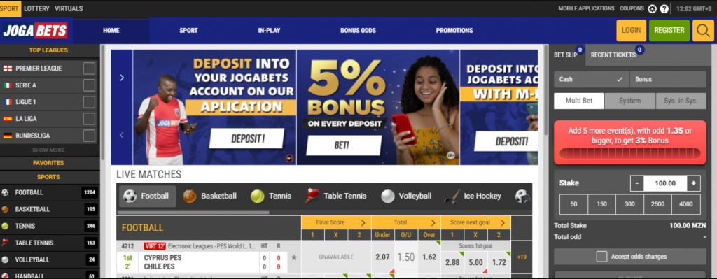 JogaBets Aviator Register and Login.
